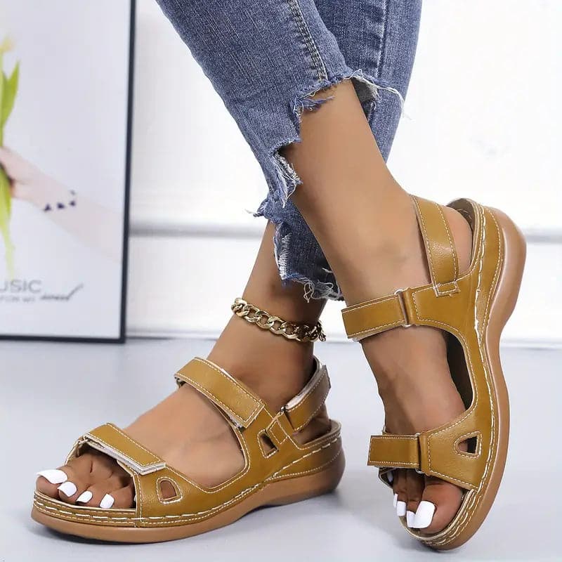 Comfortable Women's Open Toe Sandals with Adjustable Straps