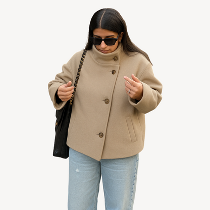 Women's Warm Button Front Coat
