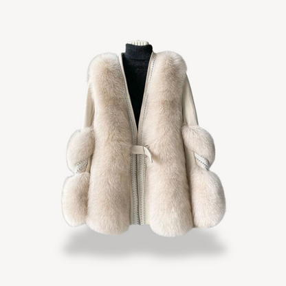 Luxurious Women's Long Fur Jacket