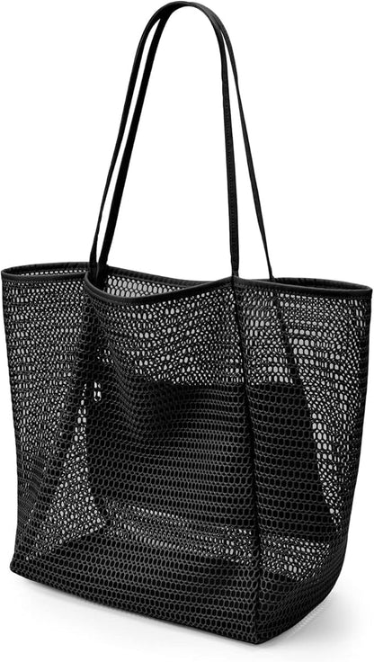 Collapsible Breathable Summer Tote Bag with Inside Pocket