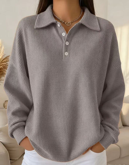 Classic Knit Polo Pullover
