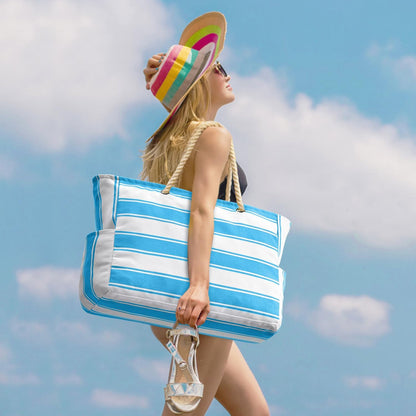 Large Water Resistant Beach Bag