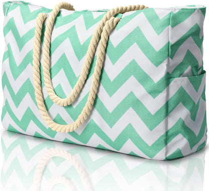 Large Water Resistant Beach Bag