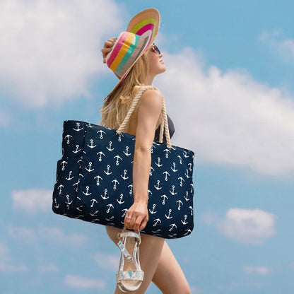 Spacious Water Resistant Tote Bag with Zipper Pocket