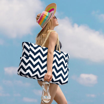 Spacious Water Resistant Tote Bag with Zipper Pocket