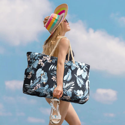 Spacious Water Resistant Tote Bag with Zipper Pocket