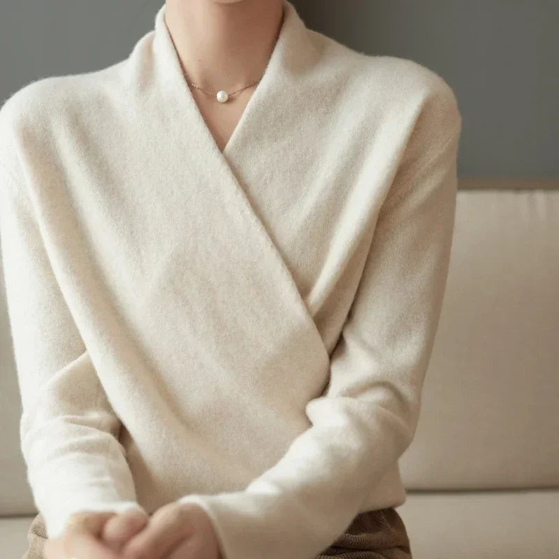 Cozy V-Neck Oversized Sweater