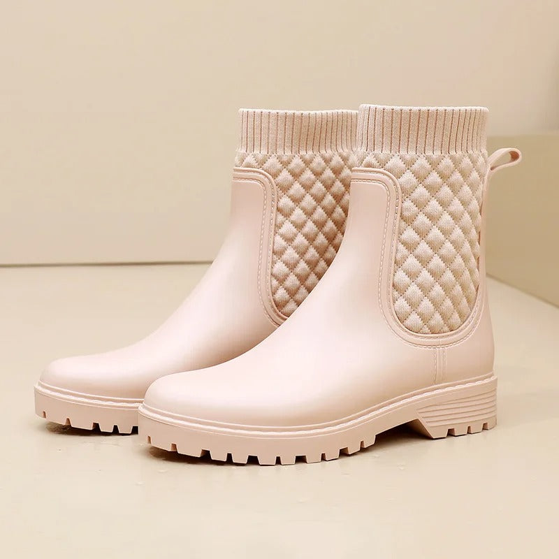 Warm Fuzzy Low Heel Ankle Boots for Women