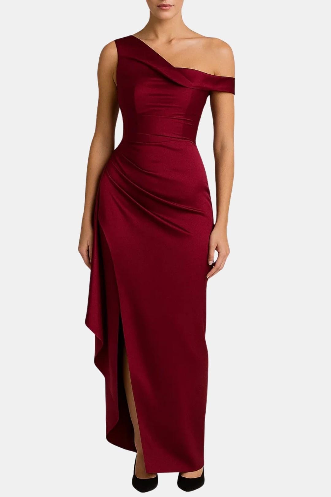 Elegant Womens Off Shoulder Maxi Dress - Olytrend