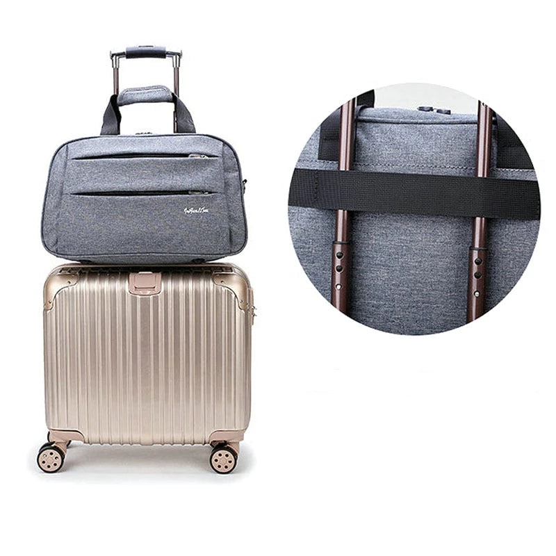 Foldable Travel Duffel Carry On Bag