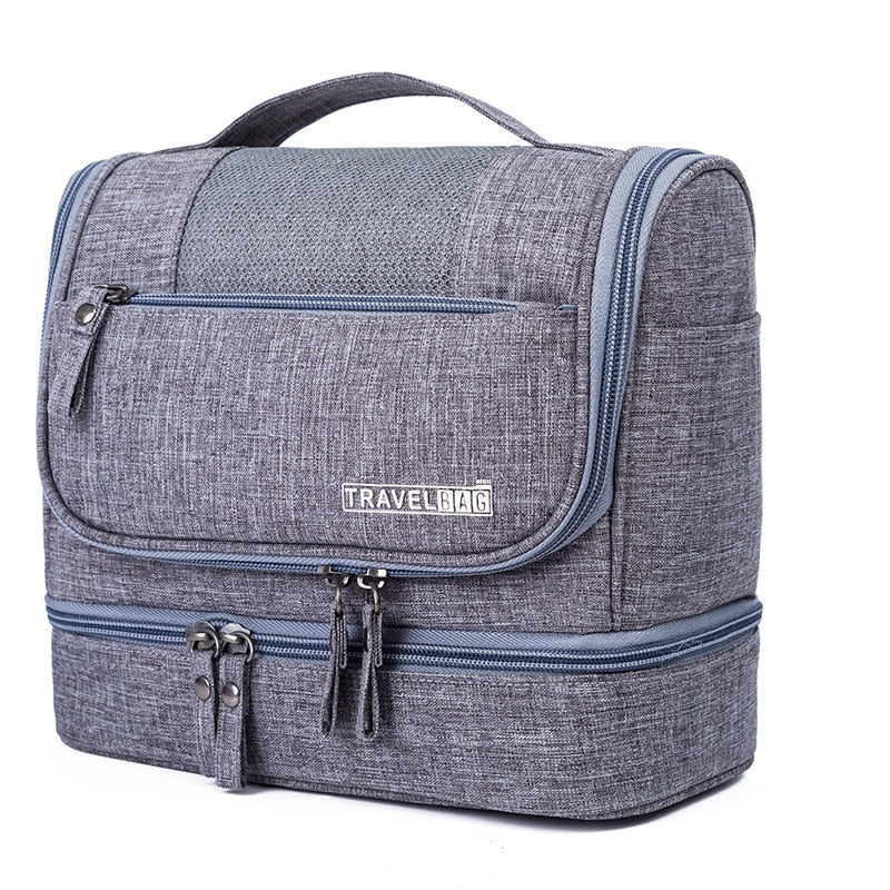 Spacious Travel Toiletry Bag with Multiple Pockets - Pexav