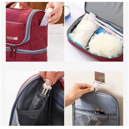Spacious Travel Toiletry Bag with Multiple Pockets