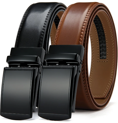 Easy Click Leather Belt - Pexav