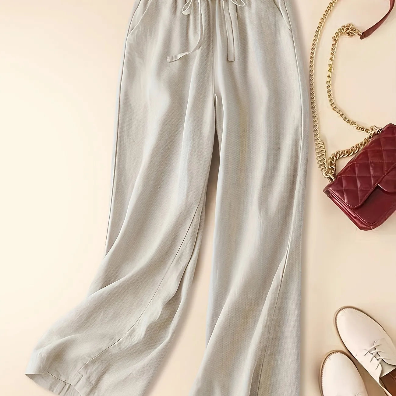 Comfortable Loose Fit Jogger Pants with Elastic Waist