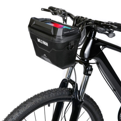 Bike Handlebar Bag for Smartphone and Essentials - RideEase-Nora Luxe