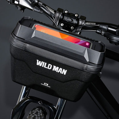 Bike Handlebar Bag for Smartphone and Essentials - RideEase-Nora Luxe