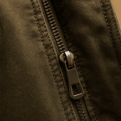 Men’s biker jacket with long sleeves, featuring a modern fit and rugged design, perfect for casual or evening wear.