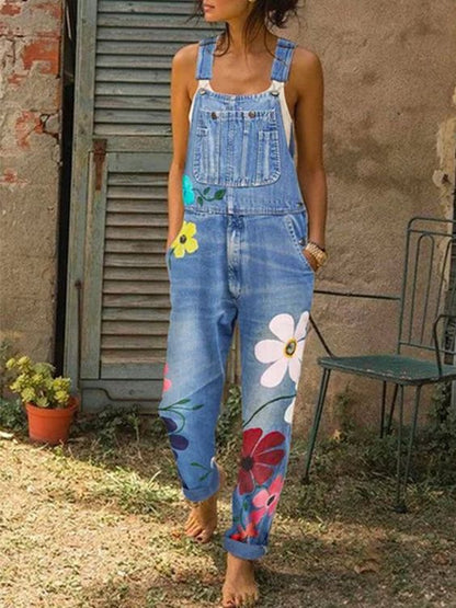 Summer Shorts Denim Romper
