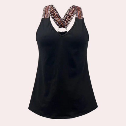 Black Fashionable V-Neck Top for Women - Noa-XS-Nora Luxe