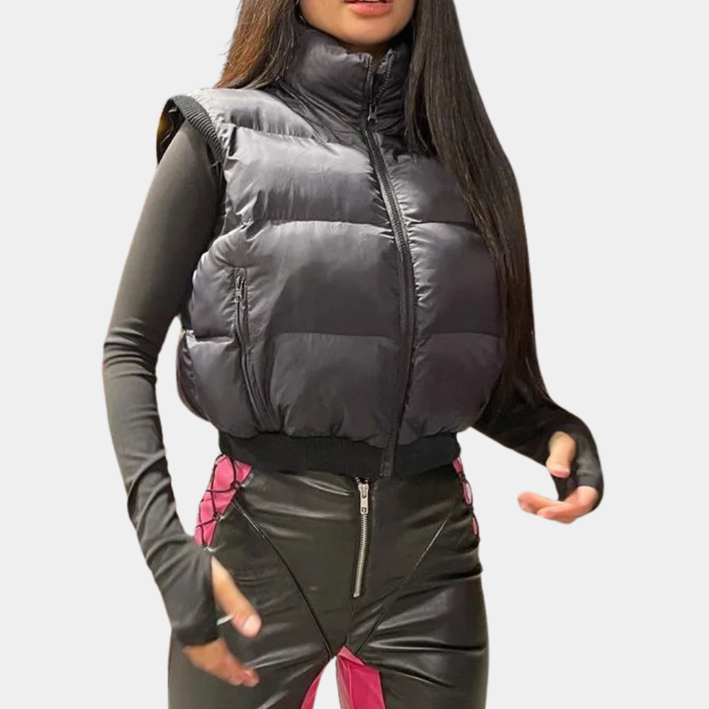 Warm Padded Women's Gilet Jacket - Pexav