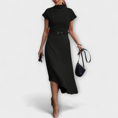 Trendy Off-Center City Dress for Women