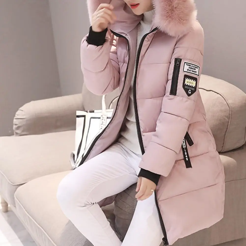 Women's Lightweight Parka Jacket with Faux Fur Hood