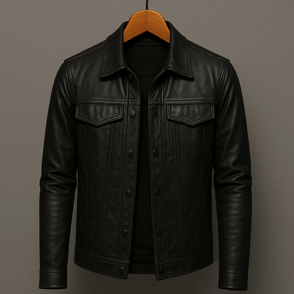 Men's Classic Zip Jacket with Chest Pockets