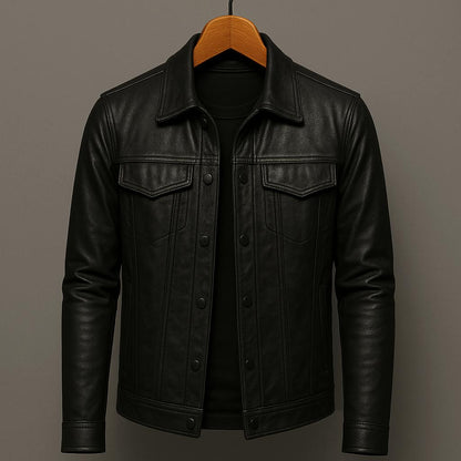 Men's Classic Zip Jacket with Chest Pockets