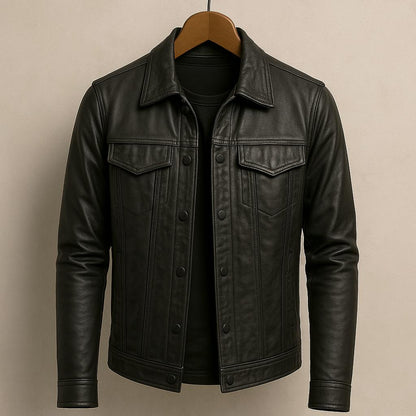 Men's Classic Zip Jacket with Chest Pockets