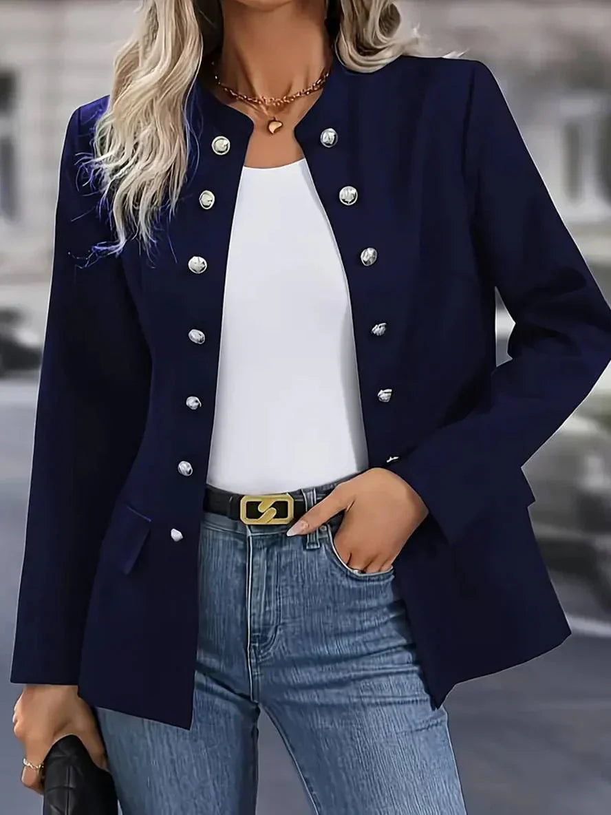 Classic Women's Military Style Shirt - Olytrend