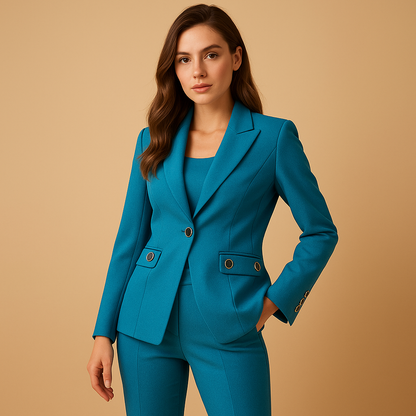 Women's Suit Jacket and Trousers Set - Nocini