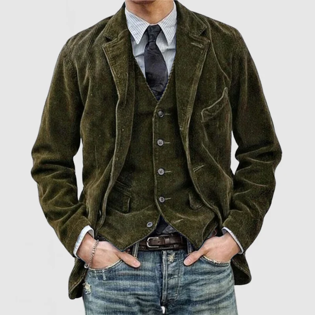 Timeless Mens Blazer - Elegant Classic Fit