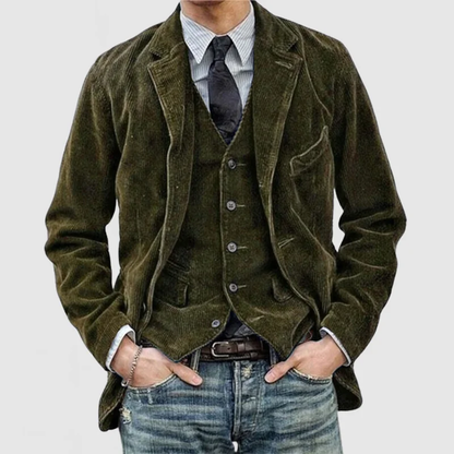 Timeless Mens Blazer - Elegant Classic Fit