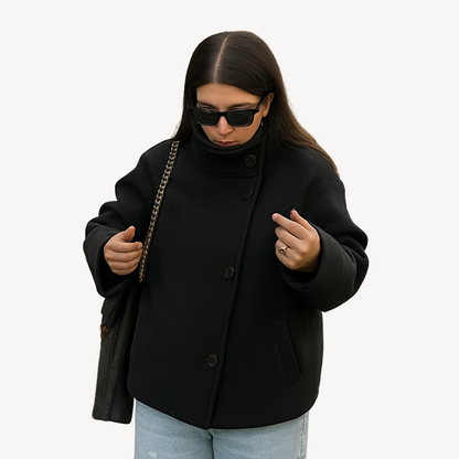 Women's Warm Button Front Coat