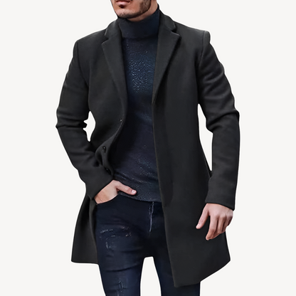 Timeless Fit Men's Trench Coat - Nocini