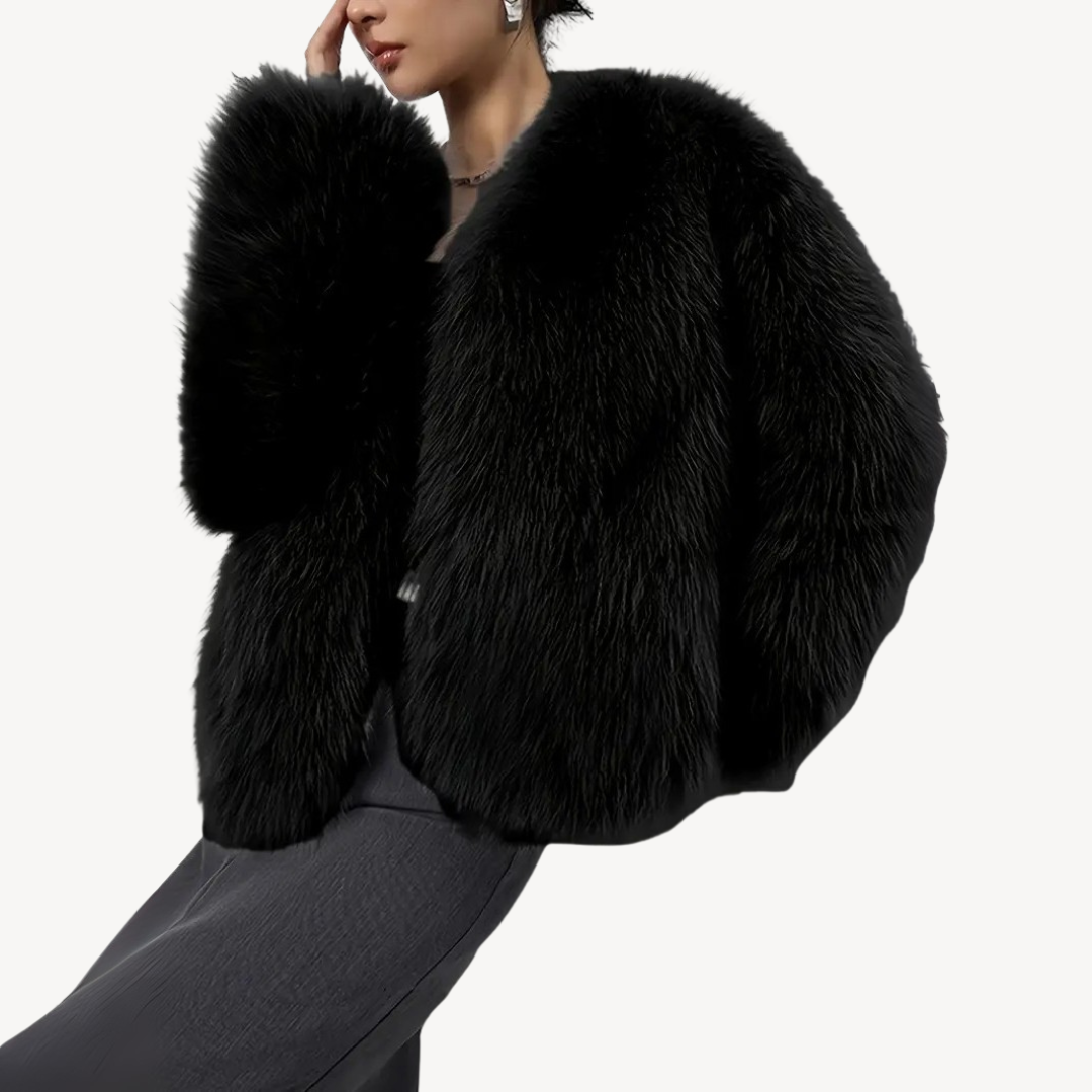 Warm Ladies Faux Fur Winter Coat