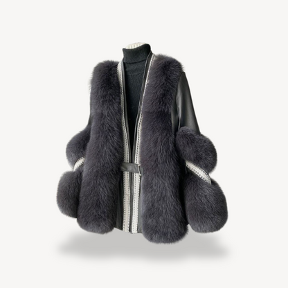 Luxurious Women's Long Fur Jacket