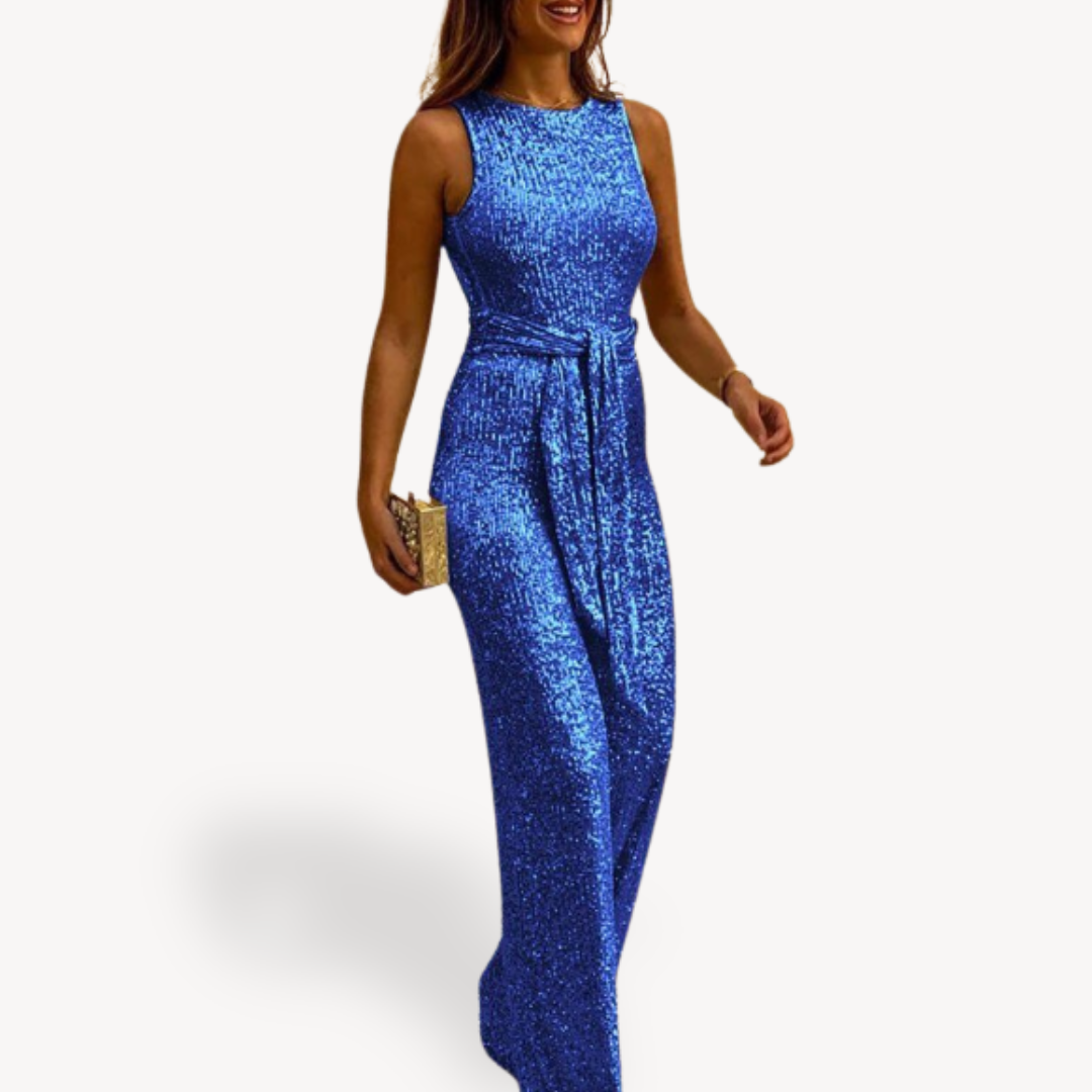 Glittering Evening Maxi Dress for Women