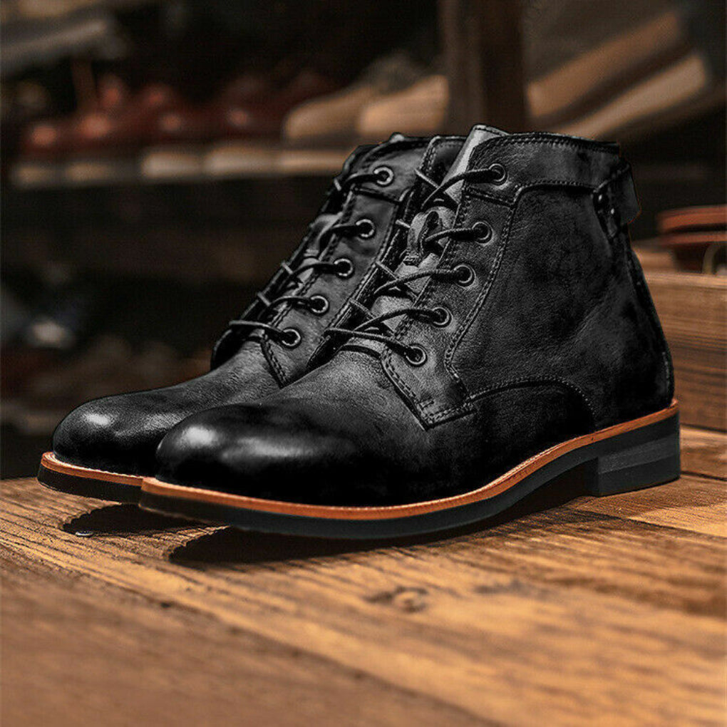 Comfortable Men's Ankle Boots for Daily Wear - Olytrend