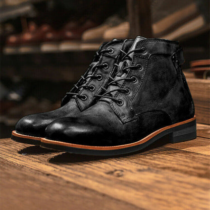 Comfortable Men's Ankle Boots for Daily Wear - Olytrend