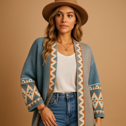 Stylish Floral Women's Cardigan | Aurora - Nocini