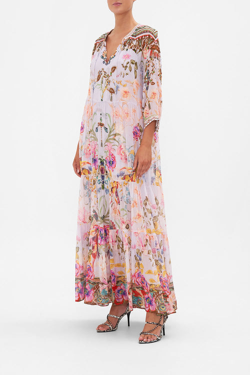 Flowy Long Summer Dress - Marisol - Pexav