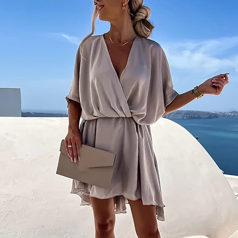 Vintage Inspired Floral Dress - Pexav