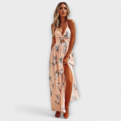 Vibrant Floor Length Party Dress for Women
