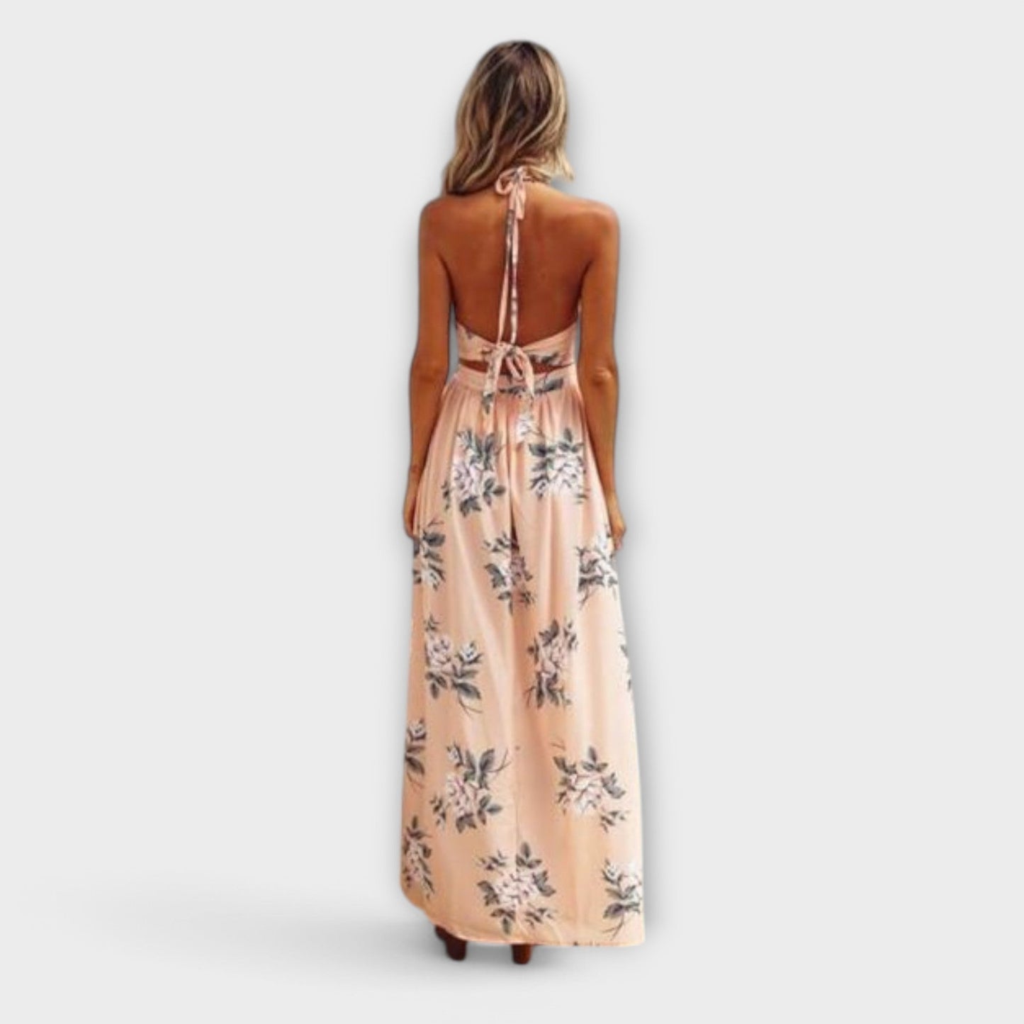 Vibrant Floor Length Party Dress for Women