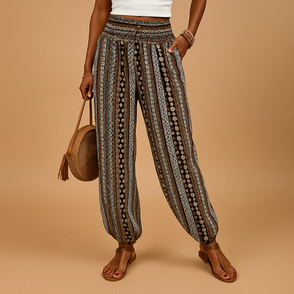 Fashionable Wide Leg Women's Pants - Nocini