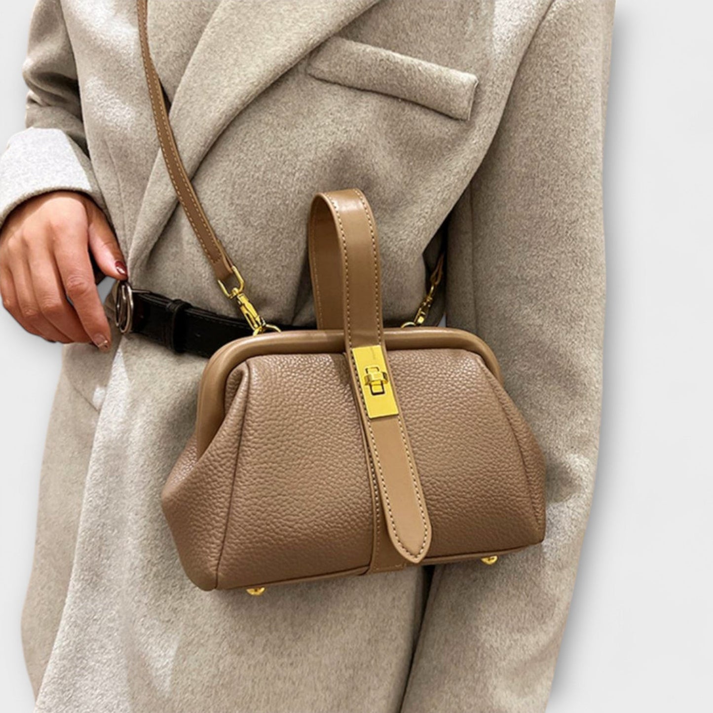 Classic Cotton Small Shoulder Bag for Daily Use