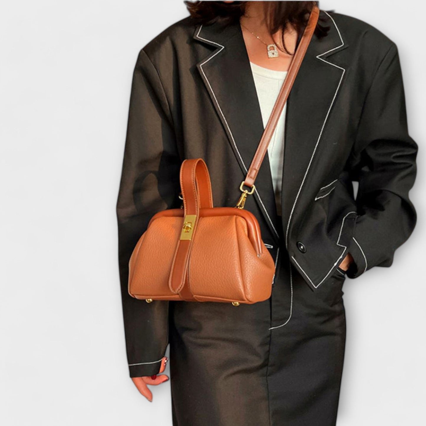 Classic Cotton Small Shoulder Bag for Daily Use
