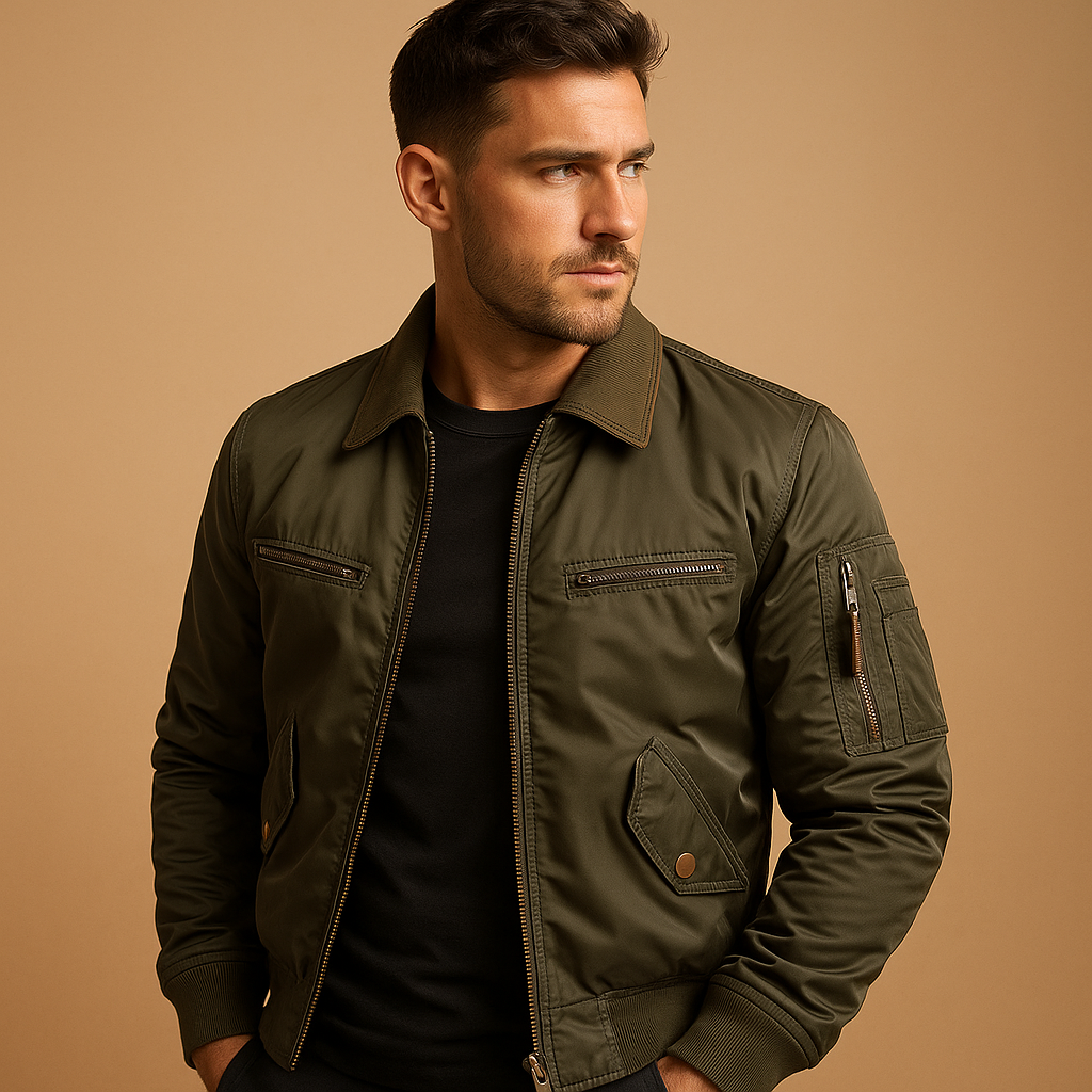 Waterproof Mens Bomber Jacket - Nocini