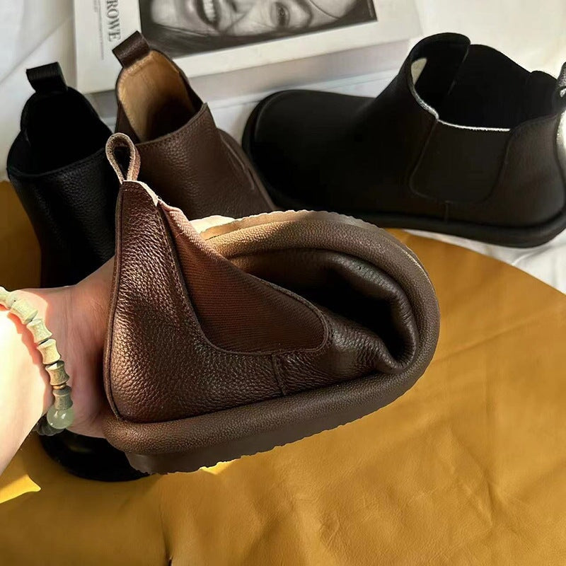 Easy Slip-On Ankle Boots - Classic Comfortable Style